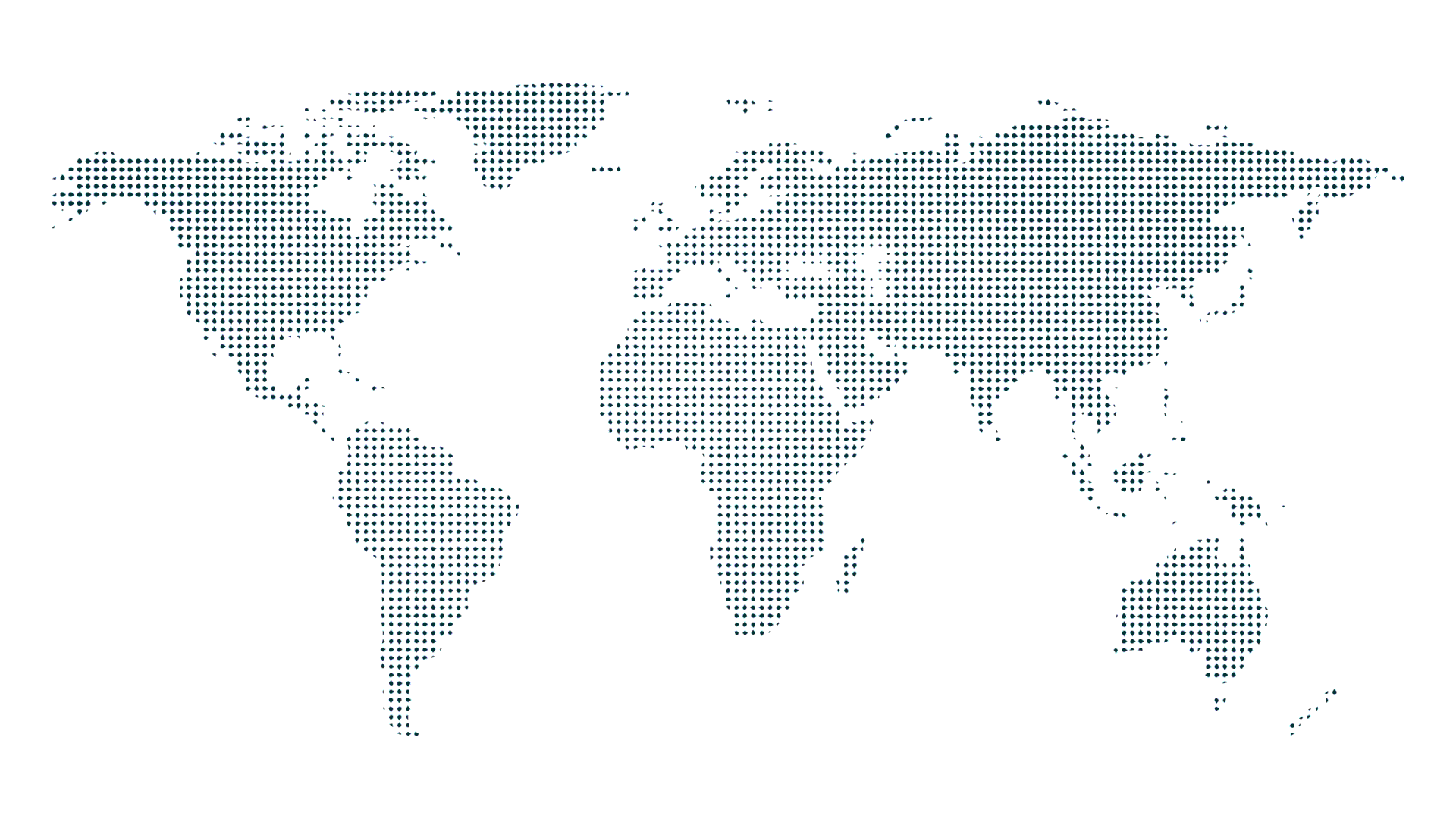 Animated world map tracing a transfer between two Cardtonic users